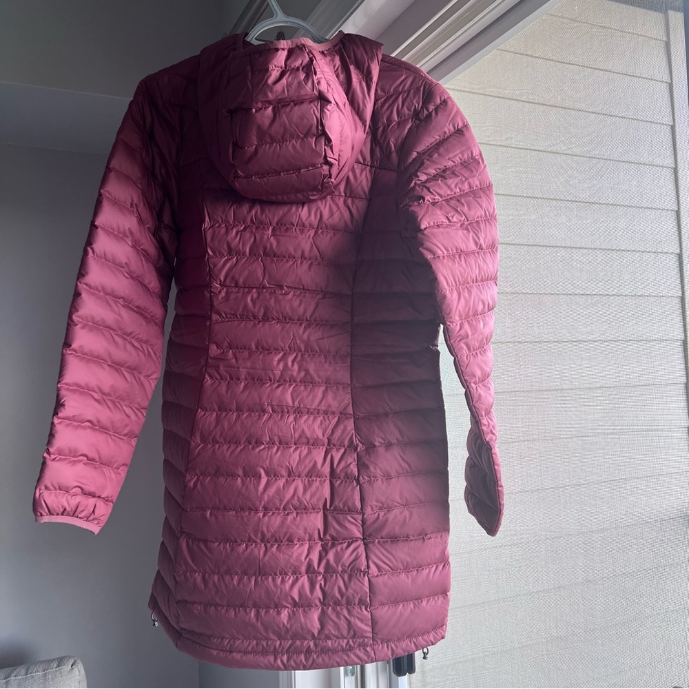 NWT Columbia down Puffer Jacket - Rust Orange, Small, Unique Color - Picture 2 of 4